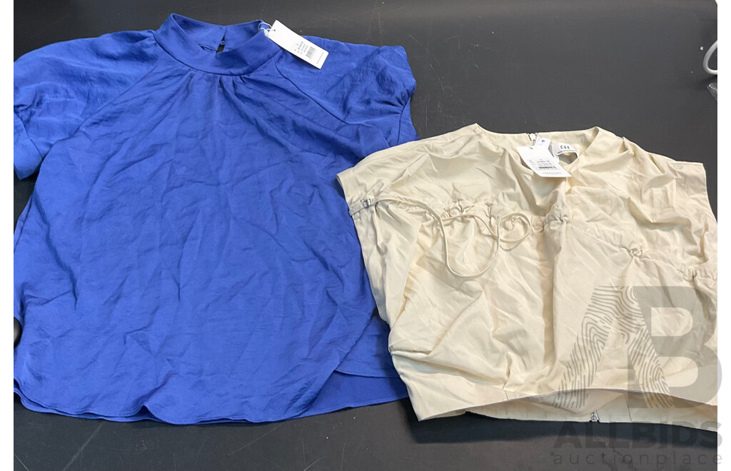 VERONIKA MAINE & CUE Womens Tops - Lot of 2