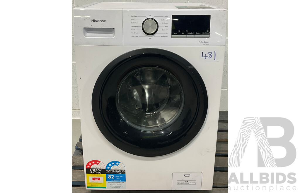 HISENSE HWFM8012 8KG Washing Machine