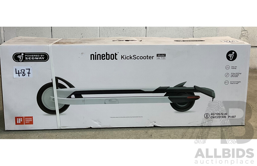 SEGWAY Ninebot KickScooter Air T15 - ORP $899.00