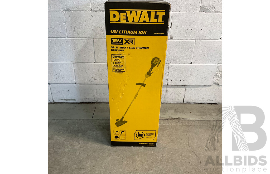 DEWALT 18V Split Shaft Line Trimmer - Skin Only  - ORP$280.00