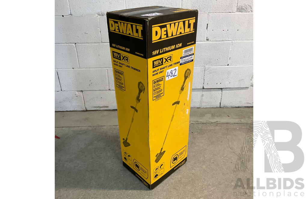 DEWALT 18V Split Shaft Line Trimmer - Skin Only  - ORP$280.00