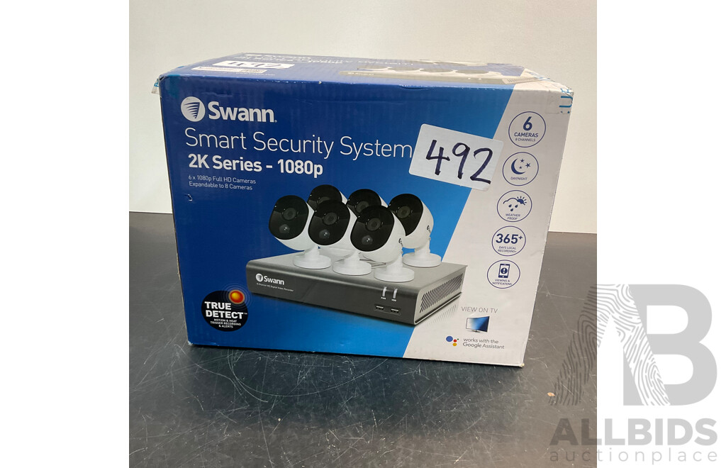 SWANN Smart Security System 2K Series - 1080P Cameras