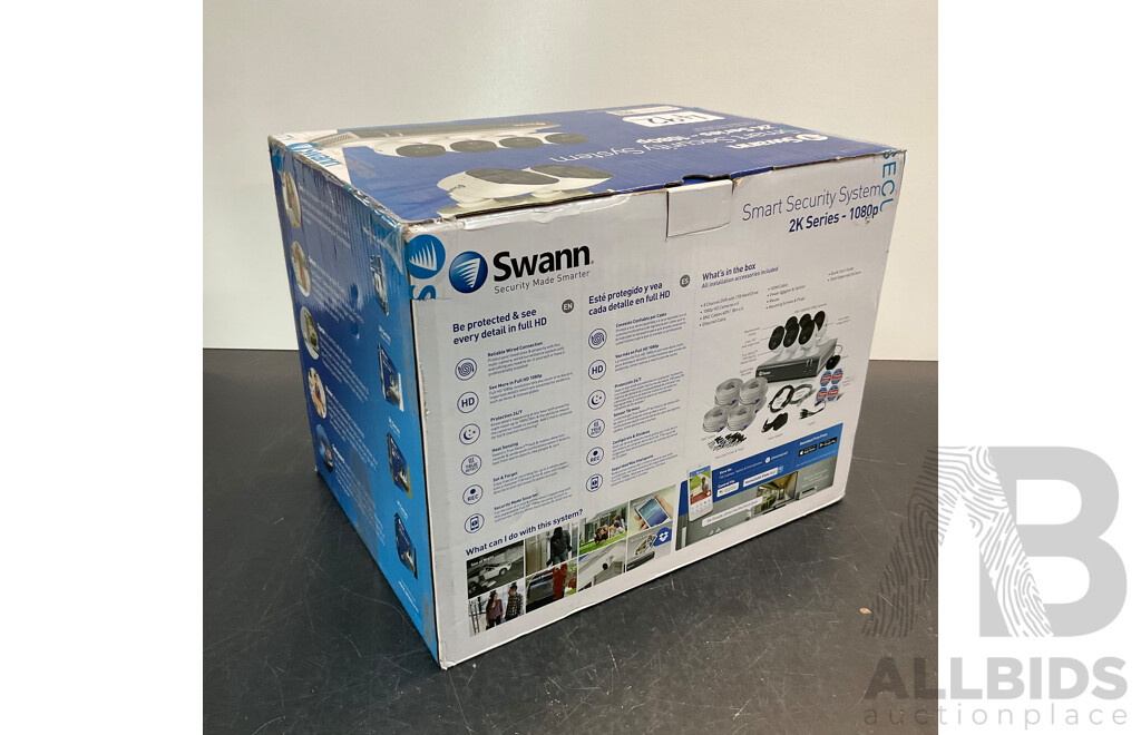 SWANN Smart Security System 2K Series - 1080P Cameras