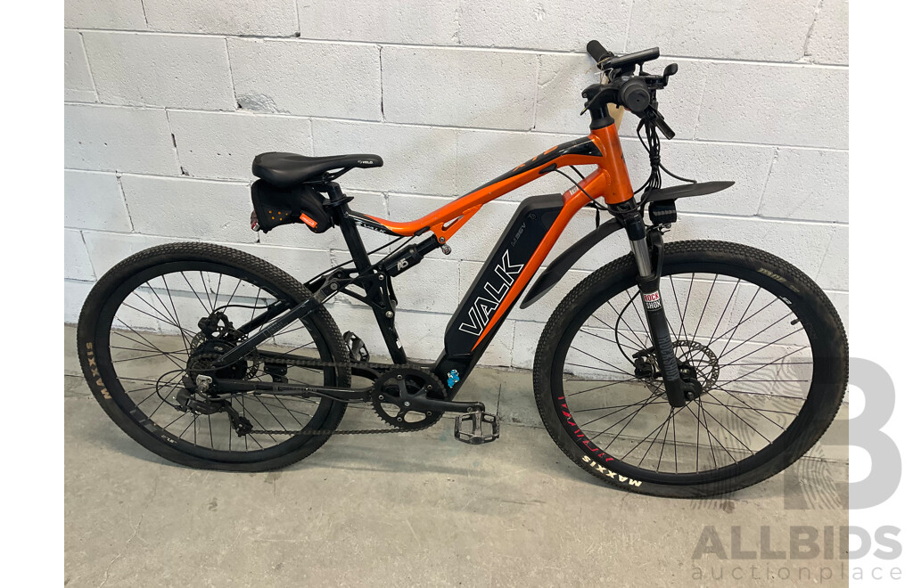 VALK XT6 Mountain E-Bike Dual Suspension (46cm Frame)