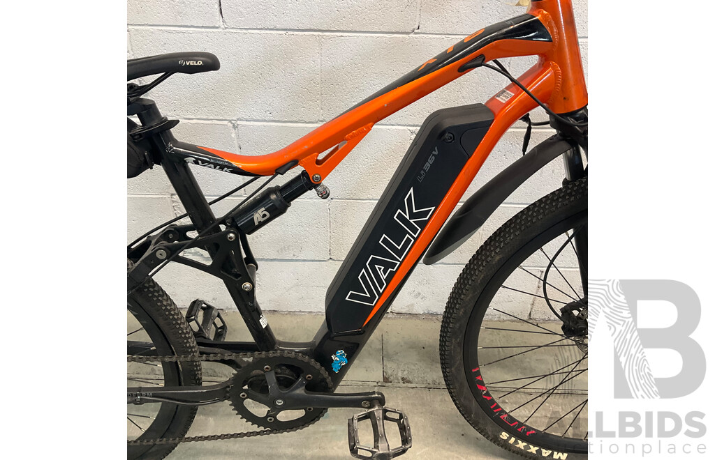 VALK XT6 Mountain E-Bike Dual Suspension (46cm Frame)