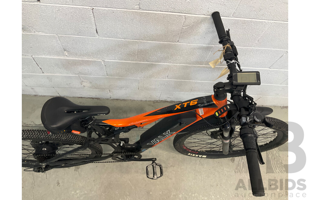 VALK XT6 Mountain E-Bike Dual Suspension (46cm Frame)