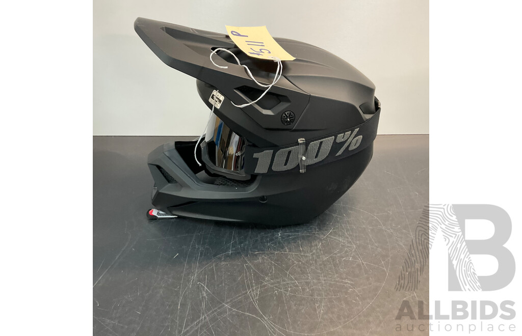 FOX V1 Solid Helmet Matt Black Size M