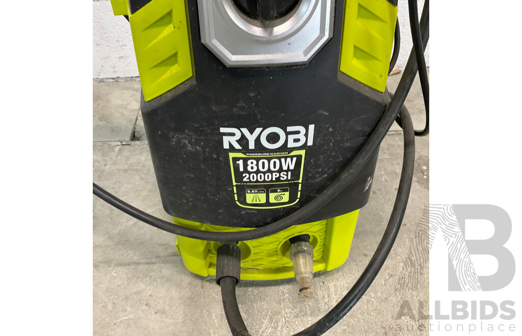 RYOBI 2000PSI Pressure Washer