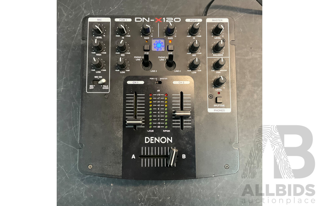 DENON DN-X120 Compact DJ Mixer