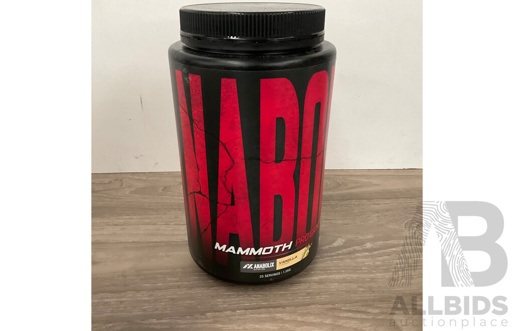 MAMMOTH Pro Gainer by Anabolix Nutrition - Lot of 7