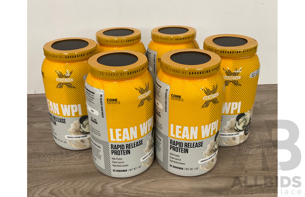 LEAN WPI by Genetix Nutrition - Lot of 6
