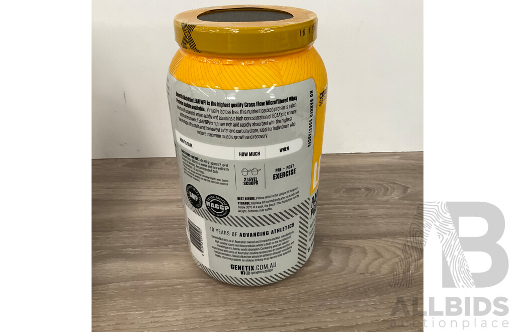 LEAN WPI by Genetix Nutrition - Lot of 6