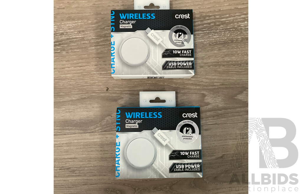 LIQUID EARS True Wireless Earphones X5 & CREST Chargers - Lot of 8