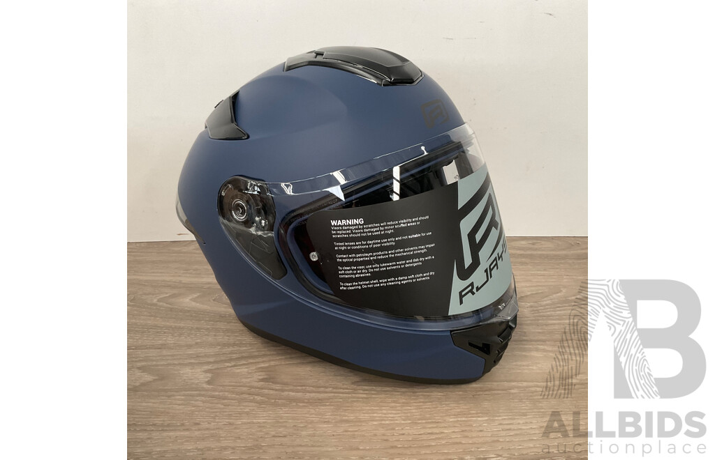 RJAYS Apex IV Helmet - Matte Blue - XL (61-62cm) - ORP$139.00