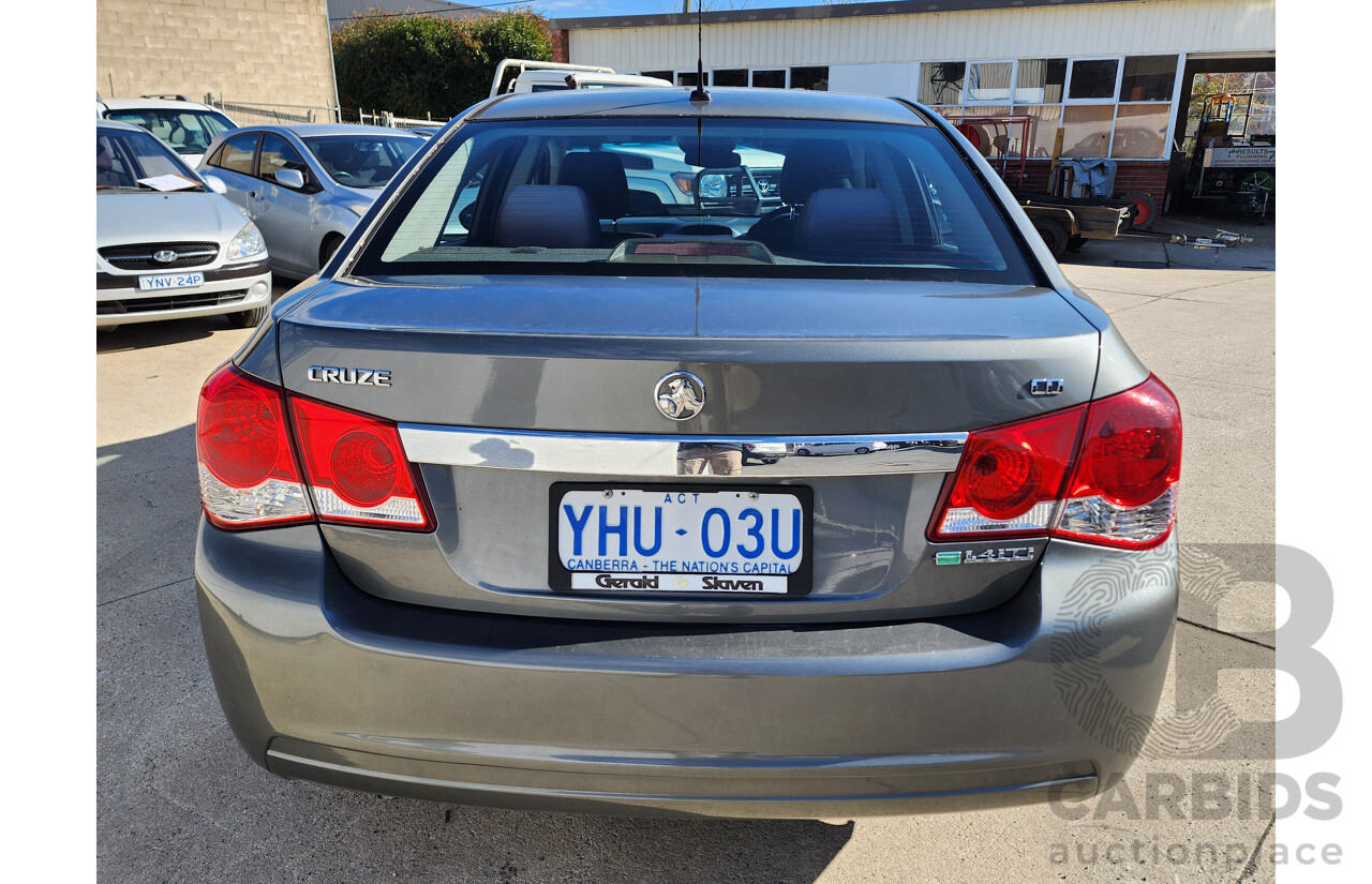 09/2011 Holden Cruze CD FWD JH 4D Sedan Grey 1.4L