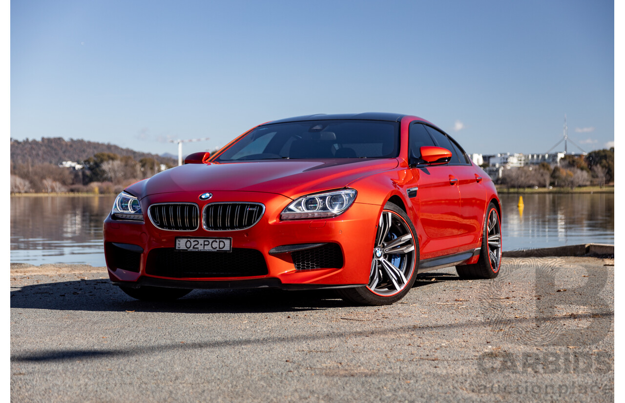 5/2013 BMW M6 Gran Coupe F06 4d Coupe Sakhir Orange Metallic Twin Turbo V8 4.4L