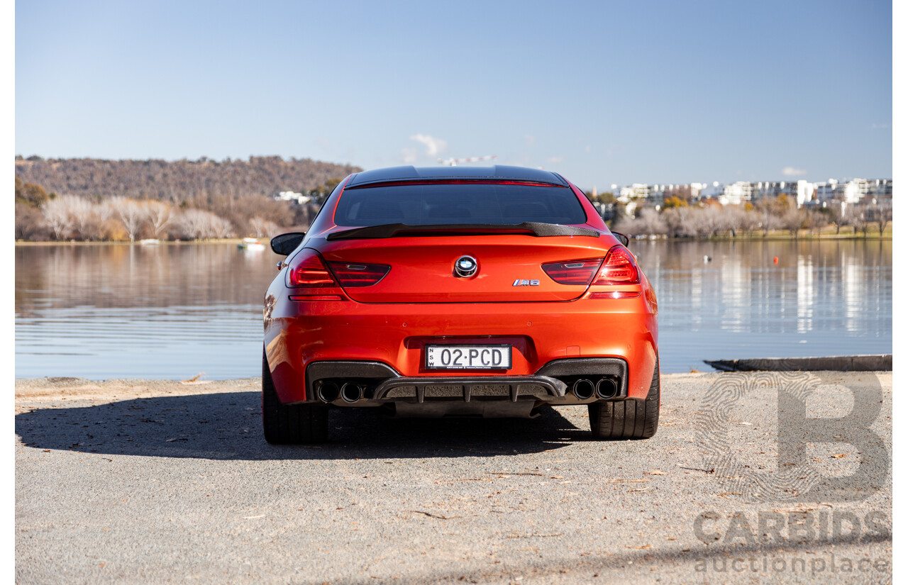 5/2013 BMW M6 Gran Coupe F06 4d Coupe Sakhir Orange Metallic Twin Turbo V8 4.4L