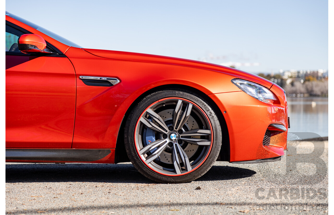 5/2013 BMW M6 Gran Coupe F06 4d Coupe Sakhir Orange Metallic Twin Turbo V8 4.4L