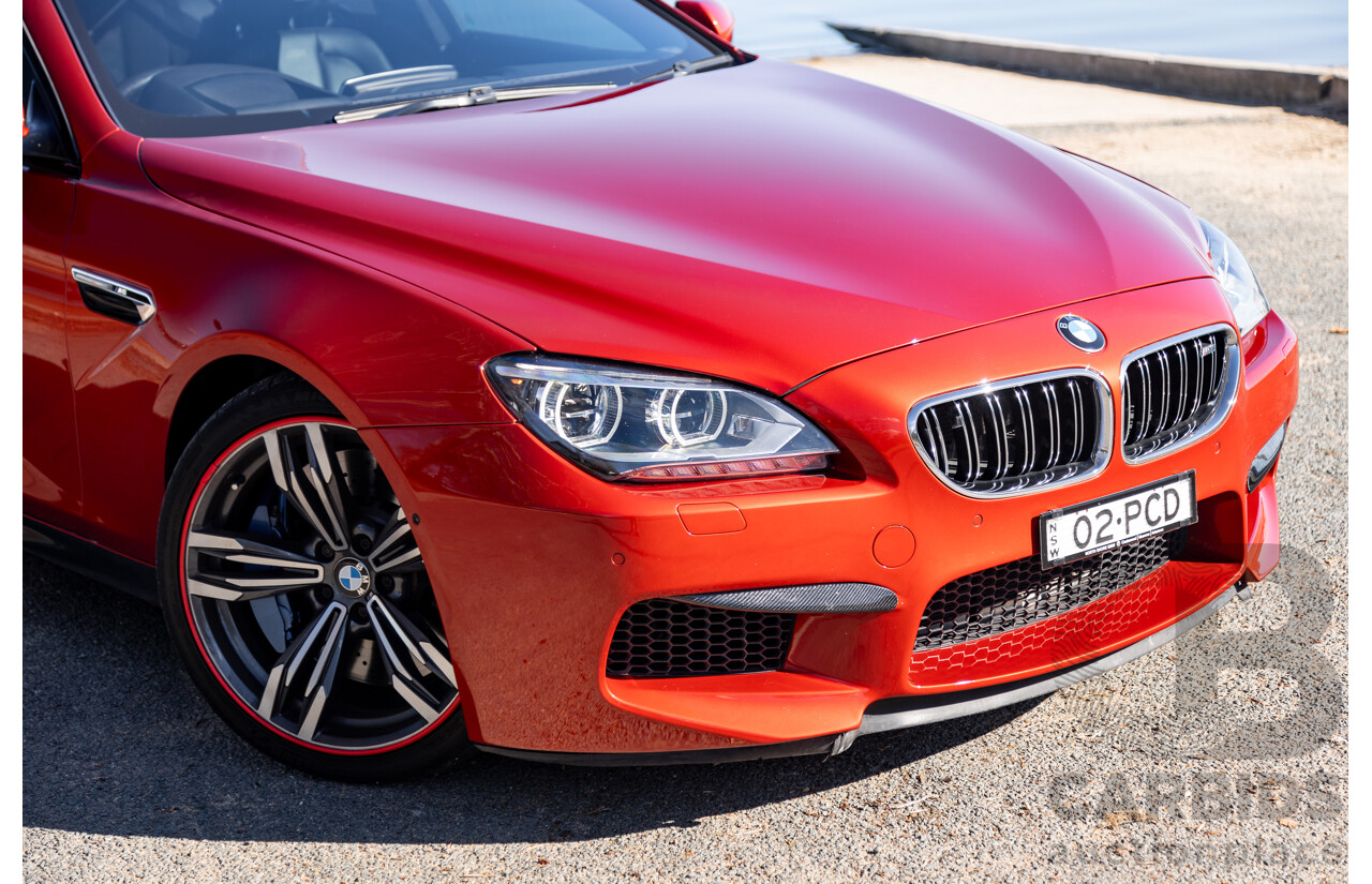 5/2013 BMW M6 Gran Coupe F06 4d Coupe Sakhir Orange Metallic Twin Turbo V8 4.4L