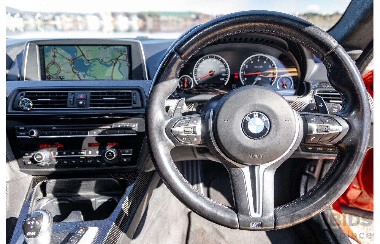 5/2013 BMW M6 Gran Coupe F06 4d Coupe Sakhir Orange Metallic Twin Turbo V8 4.4L