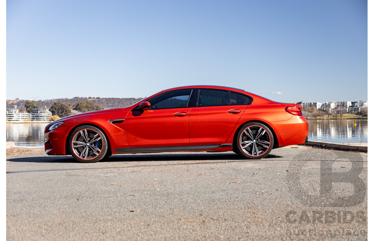 5/2013 BMW M6 Gran Coupe F06 4d Coupe Sakhir Orange Metallic Twin Turbo V8 4.4L