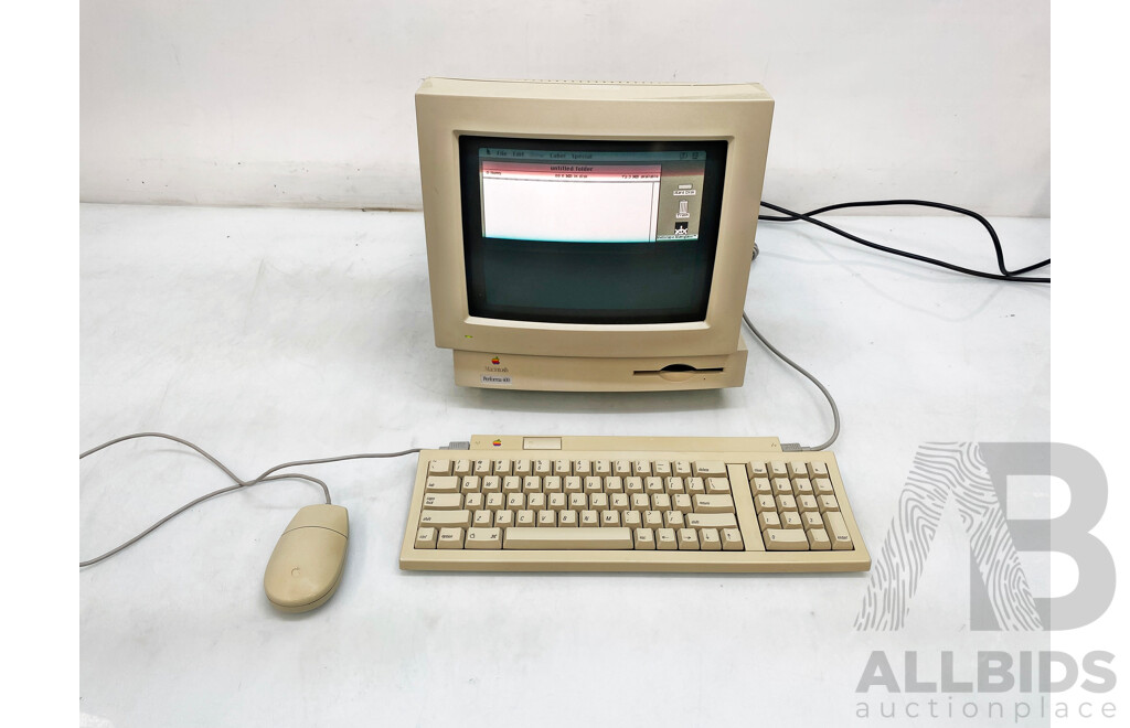 Apple (M1700) Macintosh LC II Computer W/ Apple Monitor, Keyboard & Mouse