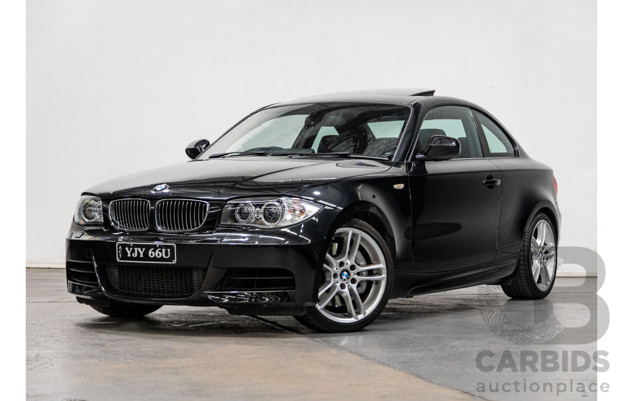 10/2010 BMW 135i Sport E82 2d Coupe Black Turbo 3.0L