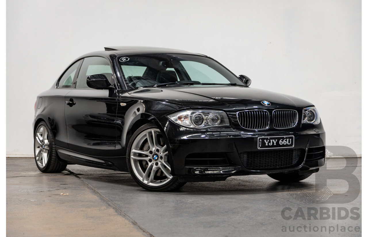 10/2010 BMW 135i Sport E82 2d Coupe Black Turbo 3.0L