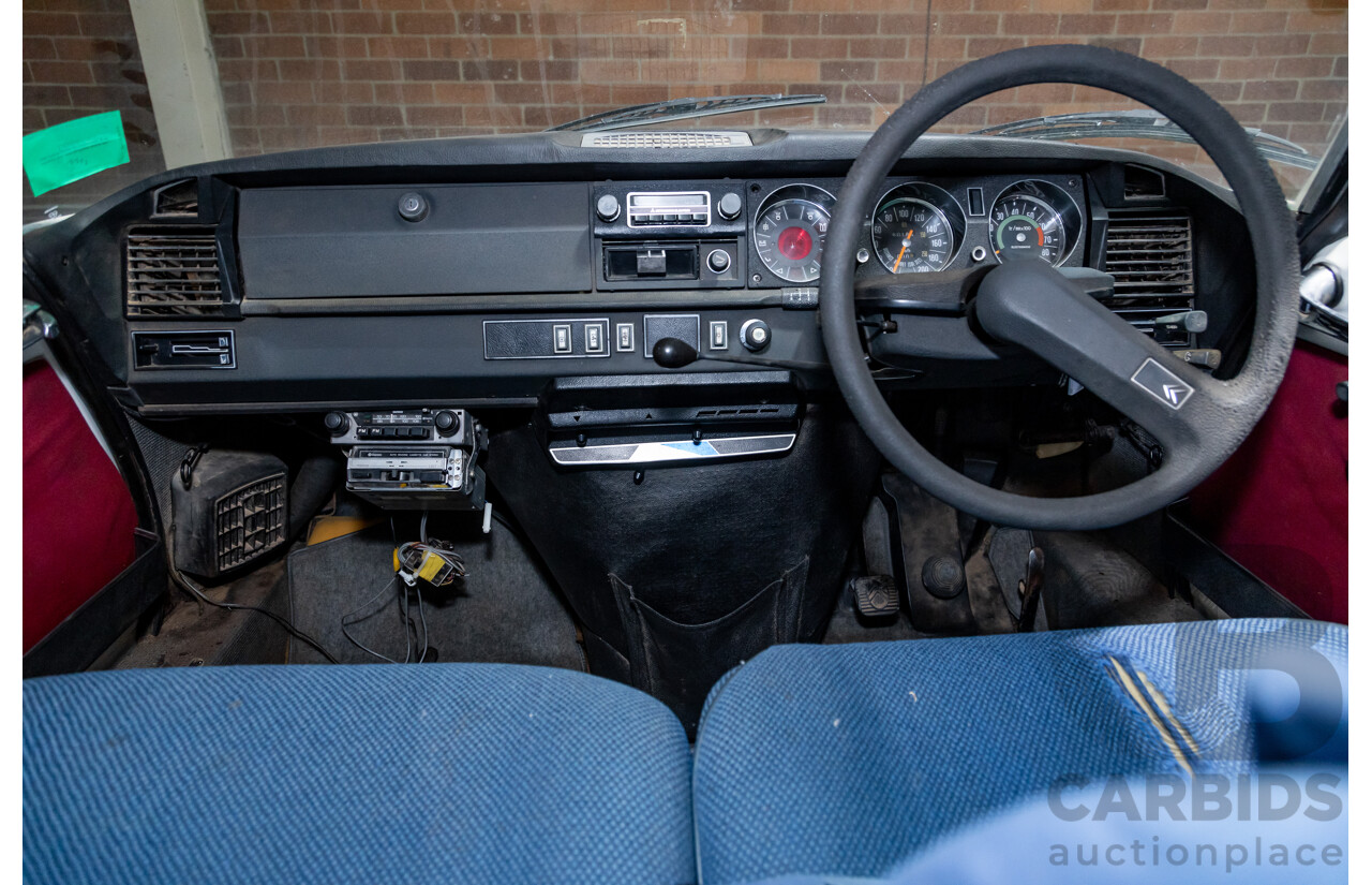 12/1974 Citroen D Special Deluxe 4d Sedan White 2.2L