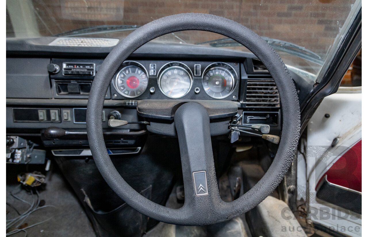 12/1974 Citroen D Special Deluxe 4d Sedan White 2.2L