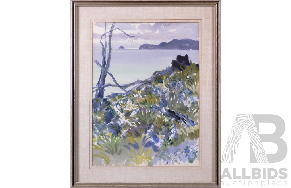 Max Angus (1914-2017), Spring, East Coast Tasmania 1977, Watercolour