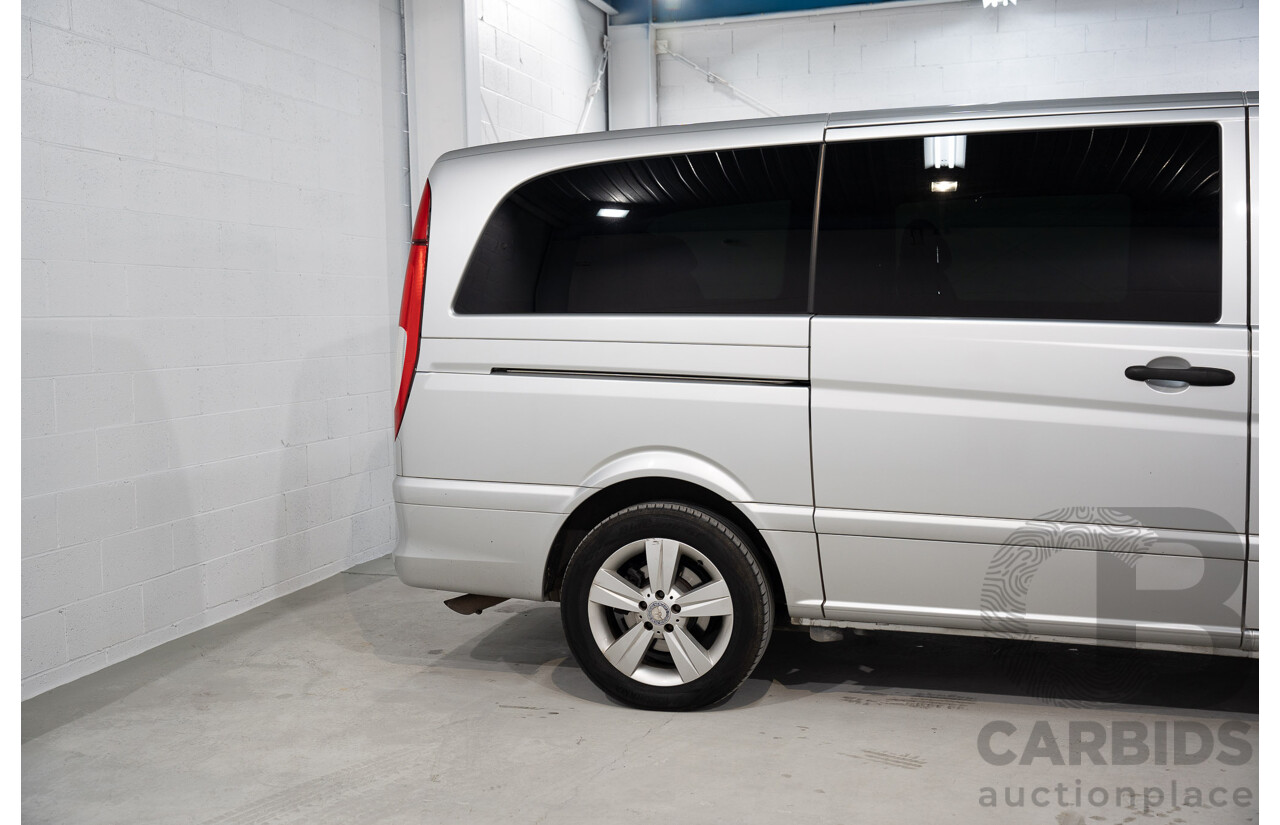 4/2013 Mercedes Benz Valente 4d Wagon Brilliant Silver Metallic Turbo Diesel 2.1L - 8 Seater