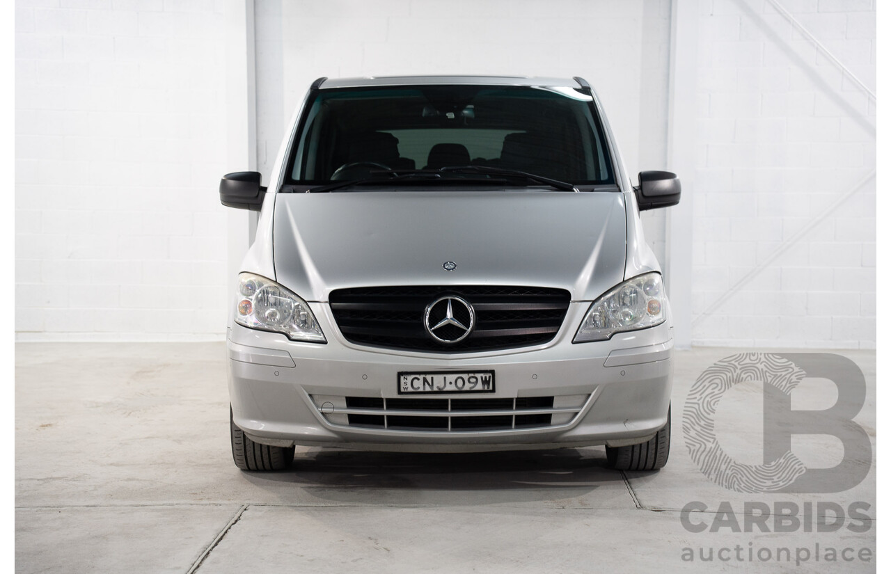 4/2013 Mercedes Benz Valente 4d Wagon Brilliant Silver Metallic Turbo Diesel 2.1L - 8 Seater