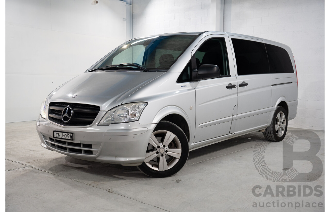 4/2013 Mercedes Benz Valente 4d Wagon Brilliant Silver Metallic Turbo Diesel 2.1L - 8 Seater