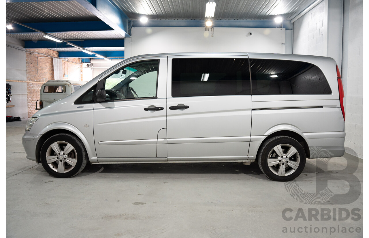 4/2013 Mercedes Benz Valente 4d Wagon Brilliant Silver Metallic Turbo Diesel 2.1L - 8 Seater