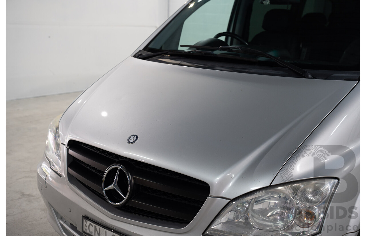 4/2013 Mercedes Benz Valente 4d Wagon Brilliant Silver Metallic Turbo Diesel 2.1L - 8 Seater