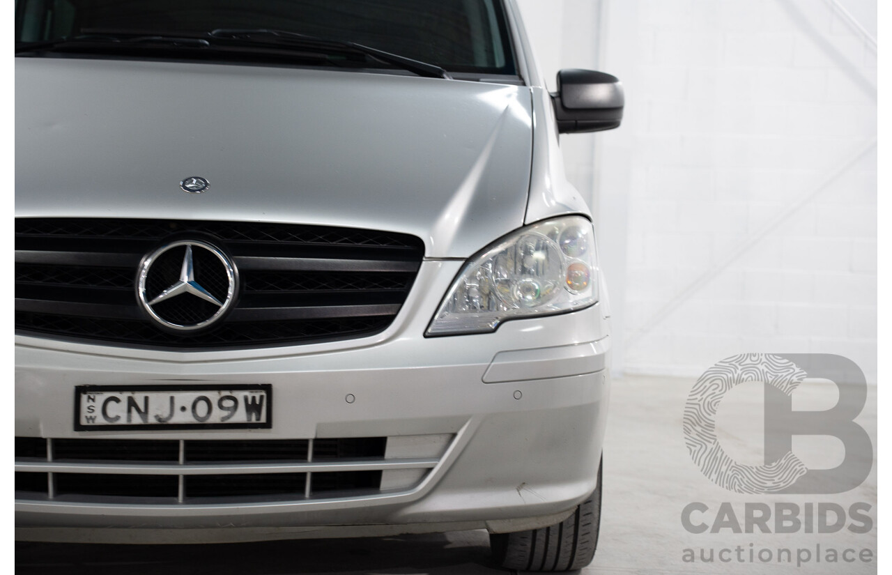 4/2013 Mercedes Benz Valente 4d Wagon Brilliant Silver Metallic Turbo Diesel 2.1L - 8 Seater