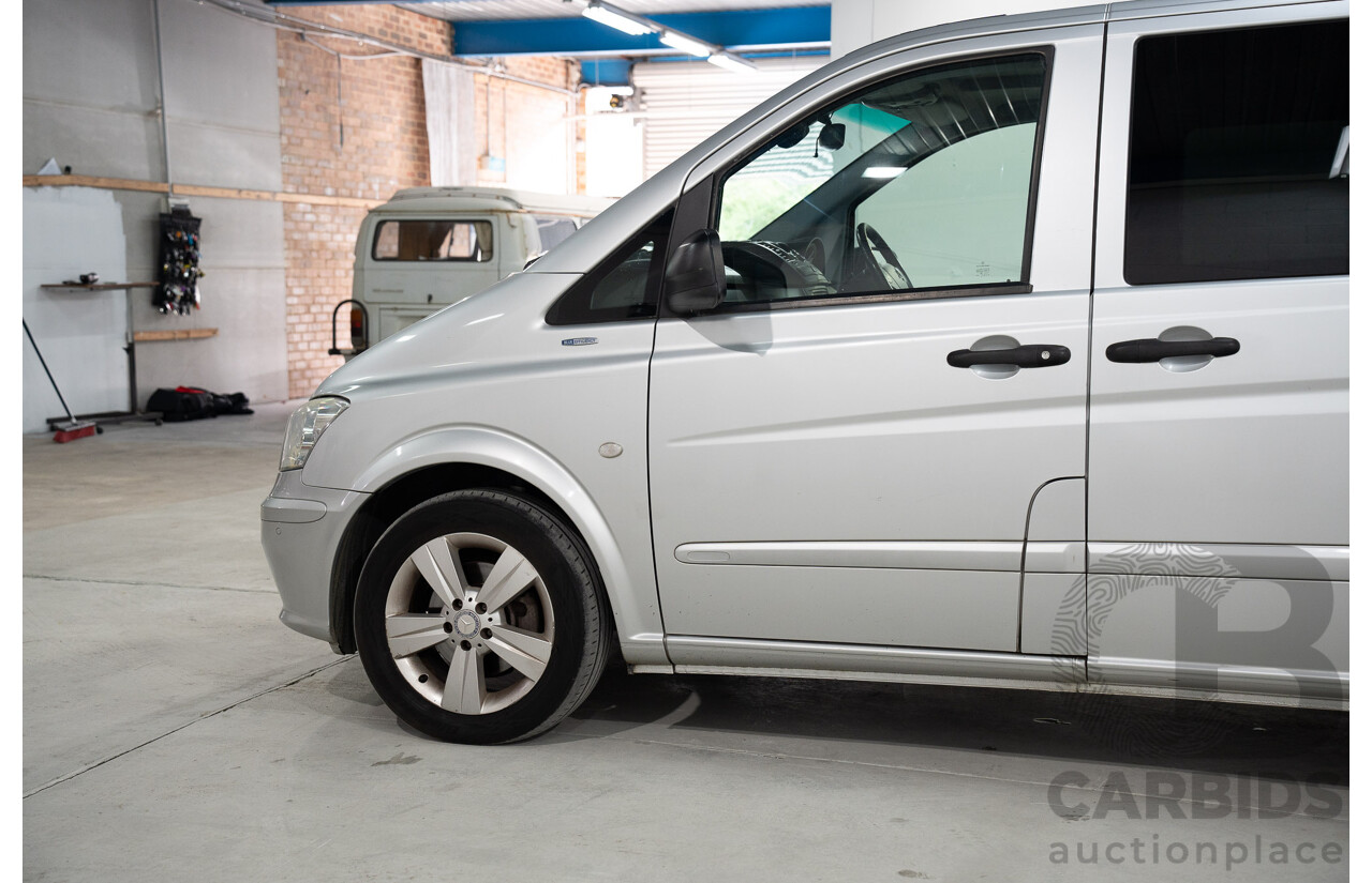 4/2013 Mercedes Benz Valente 4d Wagon Brilliant Silver Metallic Turbo Diesel 2.1L - 8 Seater