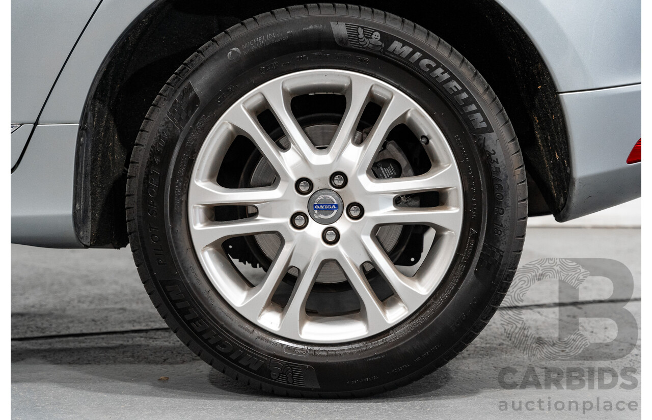 1/2015 Volvo XC60 T6 Luxury (AWD) DZ MY15 4d Bright Silver Metallic Turbo 3.0L