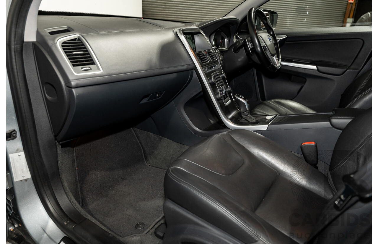 1/2015 Volvo XC60 T6 Luxury (AWD) DZ MY15 4d Bright Silver Metallic Turbo 3.0L