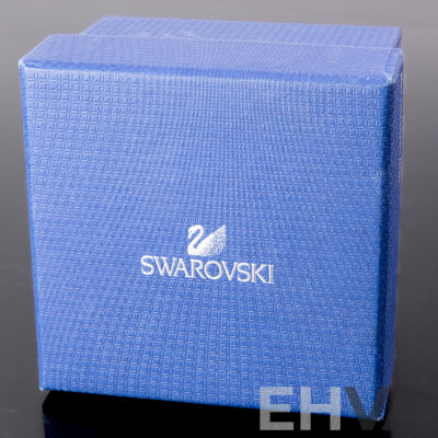Collection Two Swarovski Austrian Crystal Frog Figures, in One Box