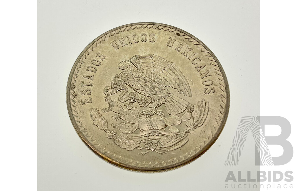 Mexico 1948 Five Peso Silver Coin .900