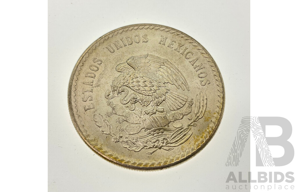 Mexico 1948 Five Peso Silver Coin .900