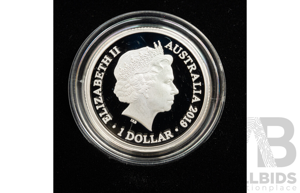 Australian RAM 2019 Silver Proof One Dollar Coin, 'C' Mint Mark, the Bold the Bad and the Ugly, Captain Thunderbolt and the Captains Lady .999