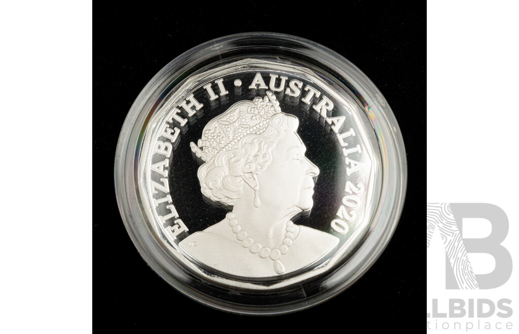 Australian RAM 2019 Silver Proof Fifty Cent Coin, Pioneers of Inland Transport, Afghan Cameleers .999