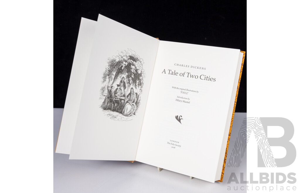 A Tale of Two Cities & Great Expectations, Charles Dickens, Folio Society, 2005, Both Hardcovers with Slip Cases