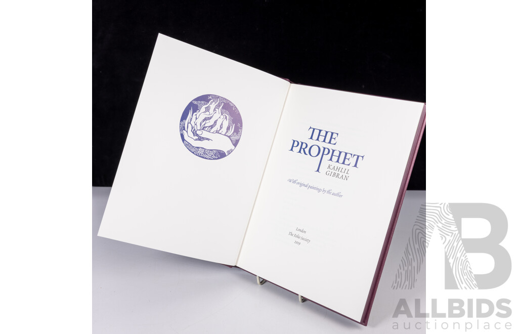 Collection Four Folio Society Titles Comprising Hassan by J Flecker, the Rubaiyat of Omer Khayyam, Goblin MArket by Christina Rosetti & the Prophet by K Gibran. All Hardcovers with Slip Cases