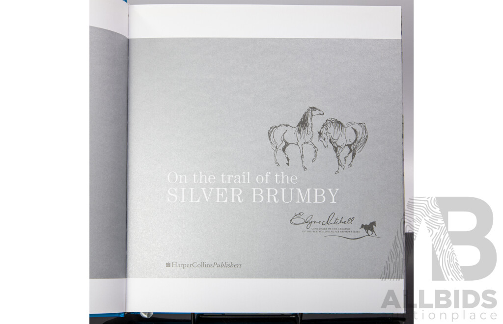 on the Trail of the Silver Brumby, Cenenary Edition, Elyne Mitchell, Harper Collins, Hardcover Slip Case
