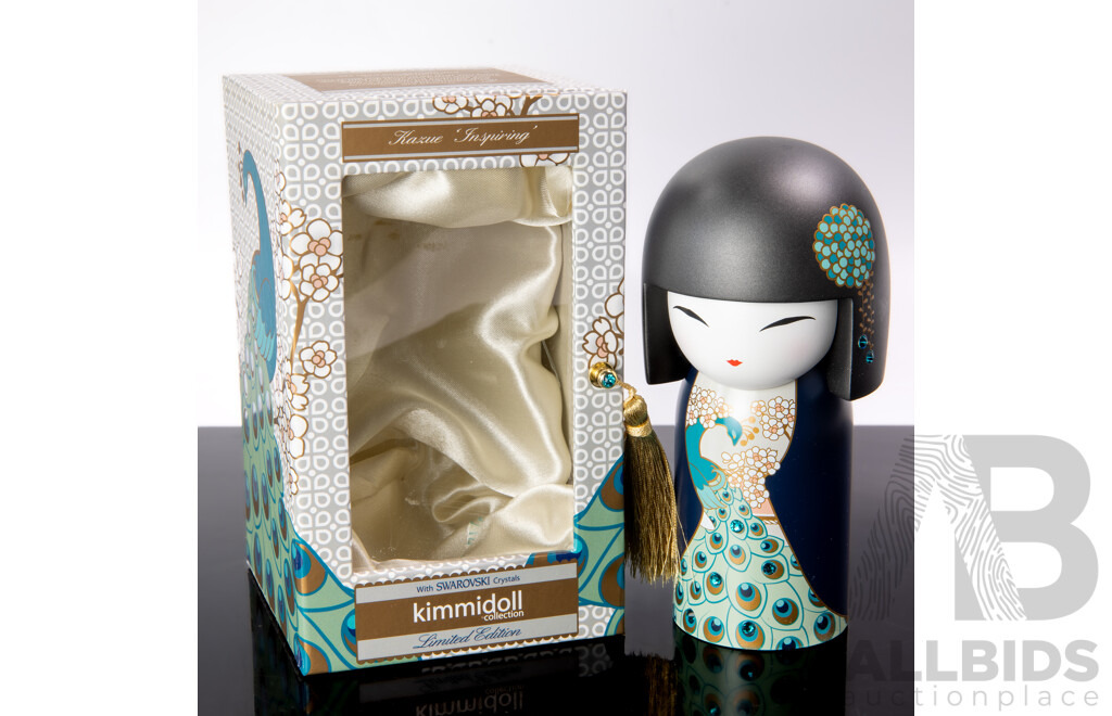 Limited Edition Kimmidoll Collection Swarovski Austrian Crystal Kazue Inspiring Figure, in Original Packaging