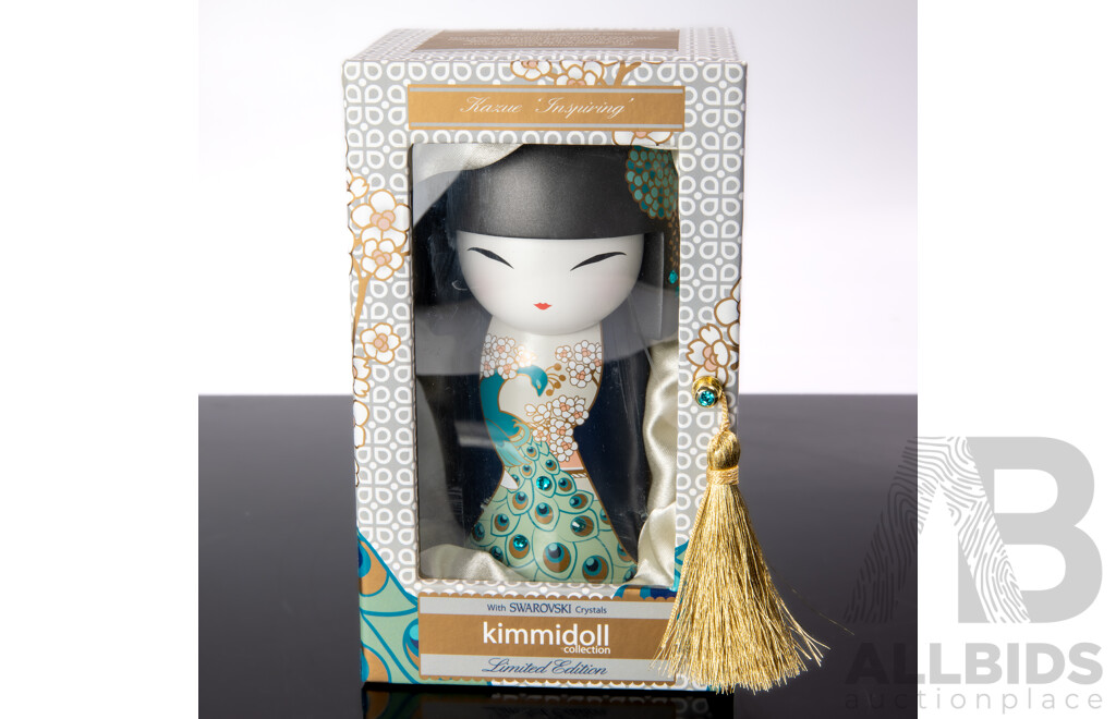 Limited Edition Kimmidoll Collection Swarovski Austrian Crystal Kazue Inspiring Figure, in Original Packaging